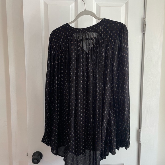 Free people floral blouse, never worn, sz S - Picture 6 of 8